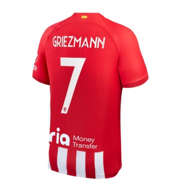 Atletico Madrid Antoine Griezmann #7 Hjemmebanetrøje 2023-24 Kort ærmer